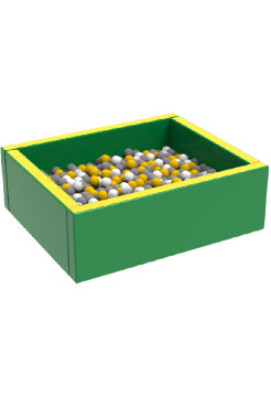 Сухой бассейн для детей прямоугольный 120х100 см HOP-HOP